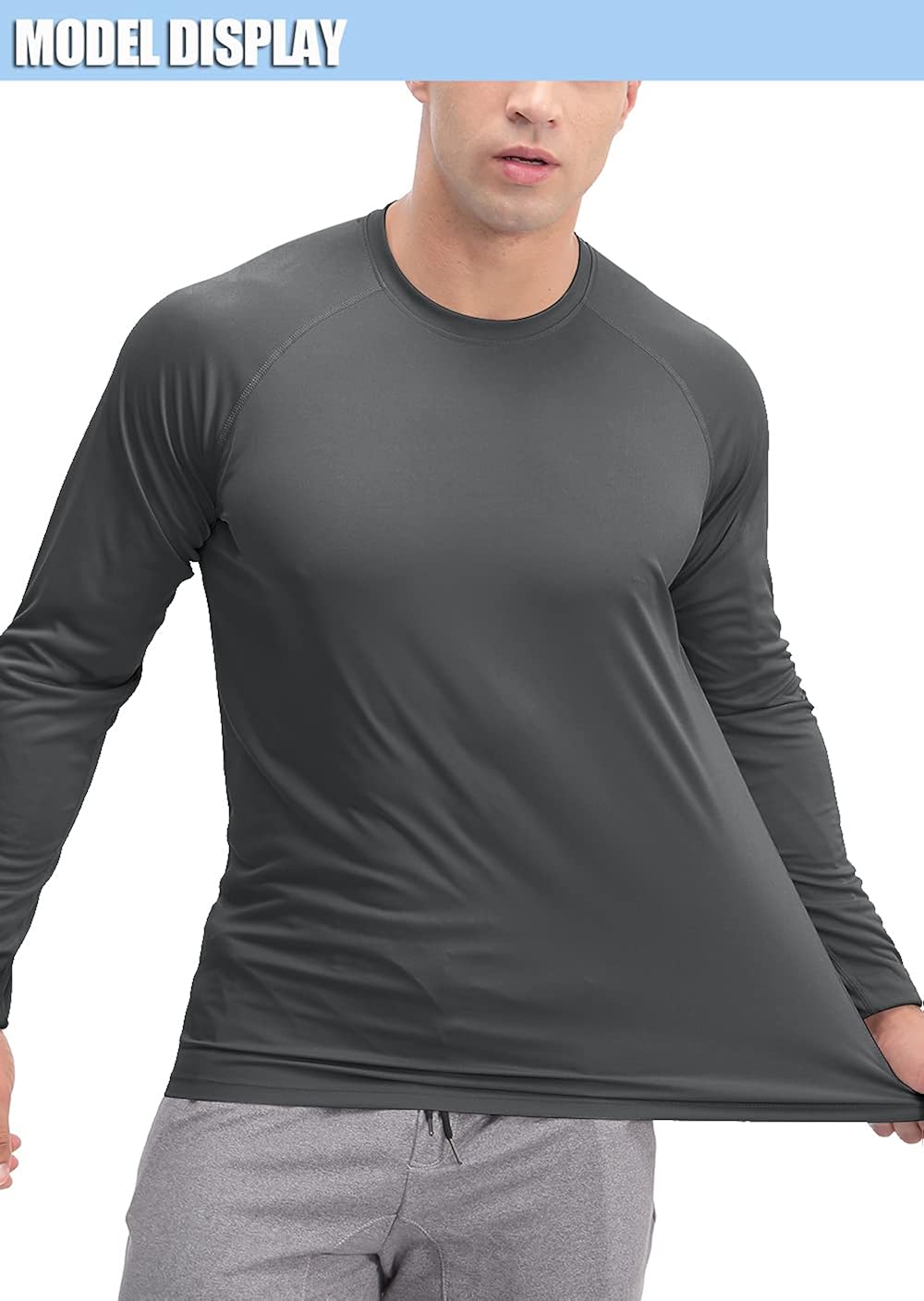 TACVASEN Men's Shirts-UPF 50+ UV Sun Protection Long Sleeve Shirts Quick-Dry Outdoor T-Shirt at  Men’s Clothing store