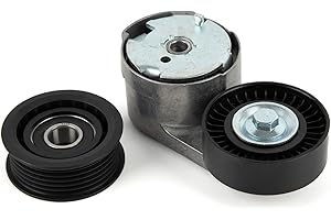 Tykick Tensioner Pulley Idler Pulley and Belt Tensioner Kit for Dodge Grand Caravan Charger Durango Journey Ram 1500 Chrysler 200 300 Town & Country Jeep Grand Cherokee 3.6L V6 Replaces 39282 + 38082
