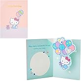 Sanrio BD217-3 SANRIO 608882 Hello Kitty Birthday Card Balloon Greeting Card International Shipping Available