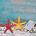Toosunny 30 Pieces Starfish Decor, Colorful Resin Pencil Finger Starfish Decorative & Dried Starfish Ornaments for Wedding Party Christmas, Home and Crafts Project