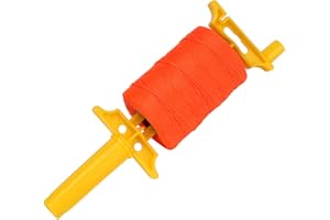 KVMORZE Mason Line String Line with Handle, 540 Ft Length Nylon Twine Reloadable Line Reel, Braided Nylon String for Masonry 