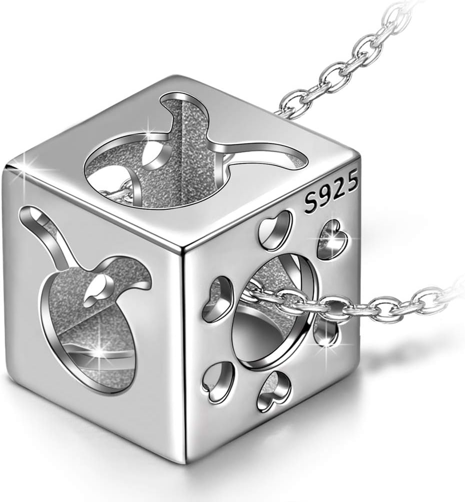 Earrings/Necklaces for Women, 925 Sterling Silver Earrings/Necklaces for Her, Women Earrings/Necklaces Pendant, Women Jewellery, Christmas Gifts for Mum Girls, Exquisite Jewellery Box