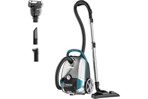 EUREKA Mighty Mite Powerful Corded Canister Vacuum Cleaner for Carpet and Hard Floor, Lightweight Bagged Vacuum Cleaner Perfe