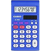 Casio SL-450S Standard Function Calculator | Compact pocket calculator for everyday basic math at home, school or office