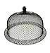 Plastic Clear Cupcake Cake Food Stand Rack Plate and Dome Lid Display Holder (black)