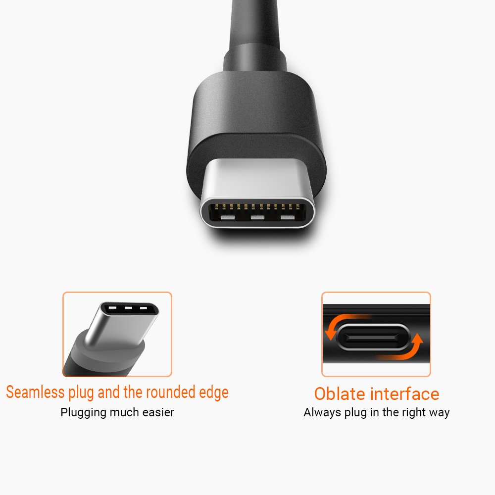 Type-C Mains Charger EasyAcc 30W USB C Wall Charger with Power Delivery and QC Fast Charging Technology for Samsung S8/8+ Wireless Charger, MacBook, Nintendo Switch