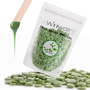 Wowax Green Hard Wax Beans 10 5oz 300g Stripless Hair Removal Hot