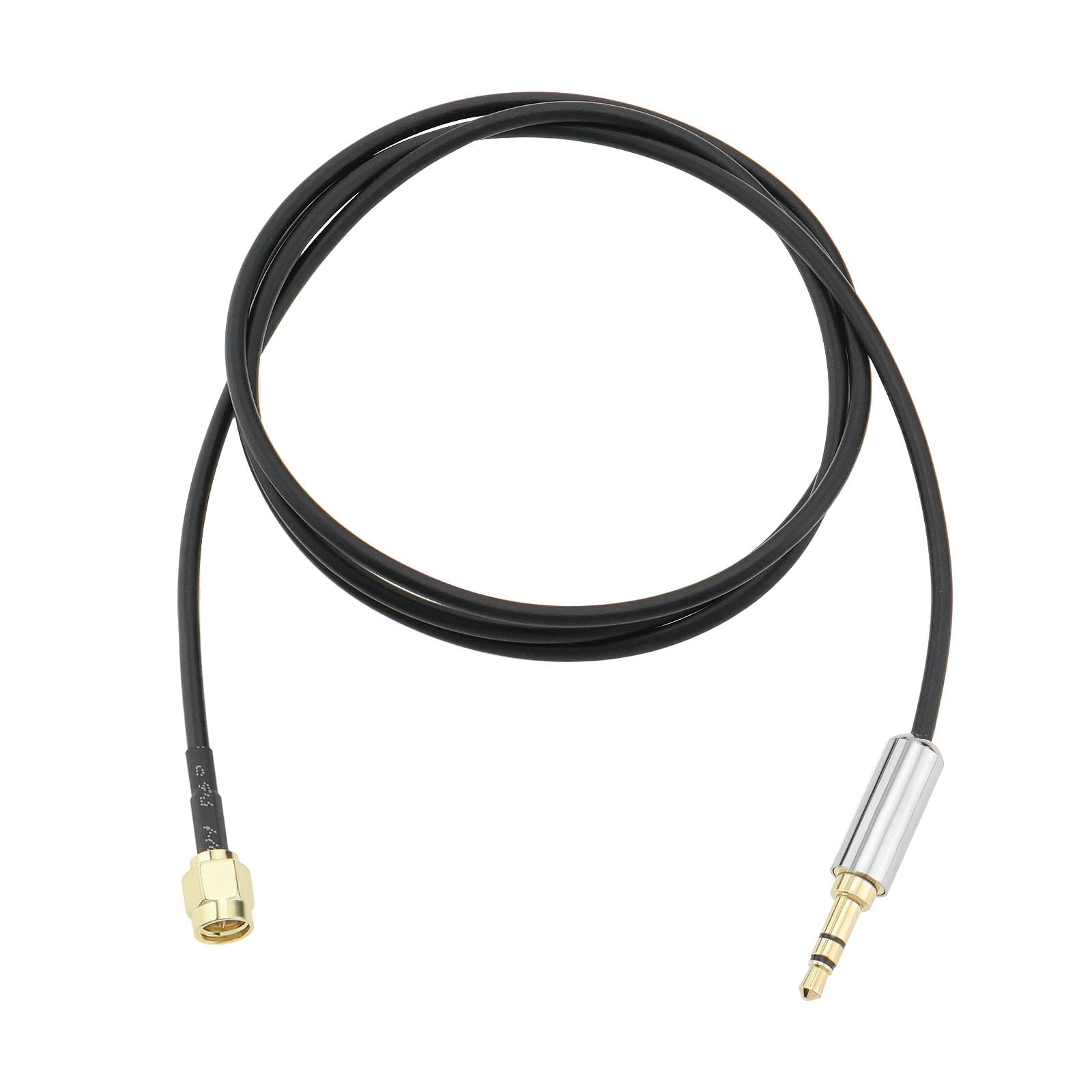 eMagTech SMA Male to 3.5mm 1/8" TRS Stereo Plug Extension Cable Length 1m for Connecting a Shortwave Radio or Radio Receiver to an Antenna Coaxial Coaxial Cable