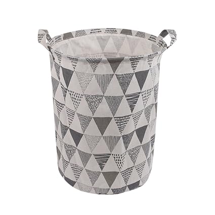 QUICKLYLY Cesto para Guardar Ropa Sucia Plegable con Forro Impermeable