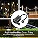 Oittm Outdoor Smart Plug, 24-Hour Plug in Timer, 125-Volts/1875-Watts Smart Plug Socket w/Energy Monitoring Remote Control, Wi-Fi Outlet Works w/Alexa, Google Home, Weatherproof Indoor Outdoor Use