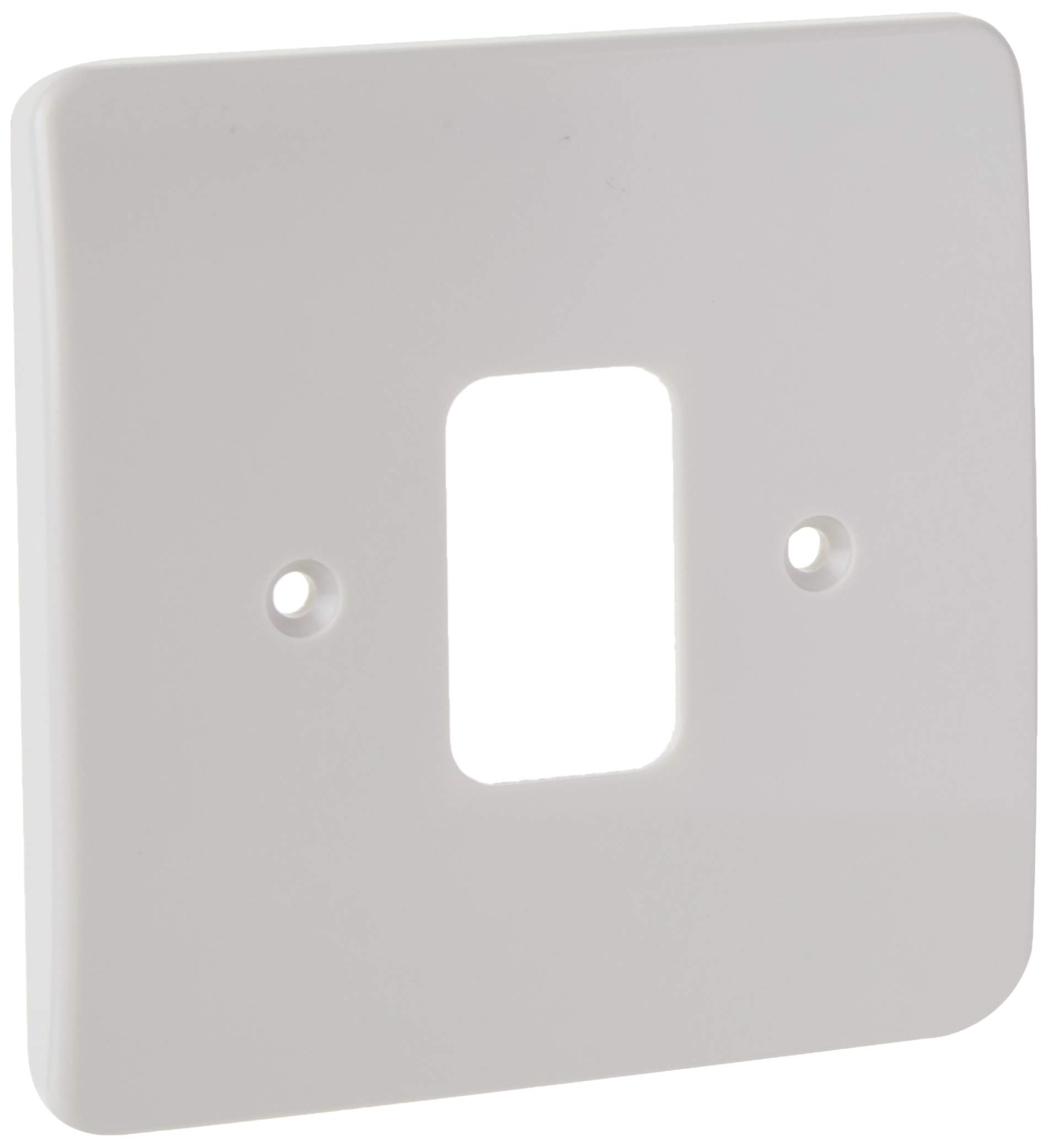 MK (ELECTRIC) Logic Plus 1 Module Grid Plus Front Plate, White