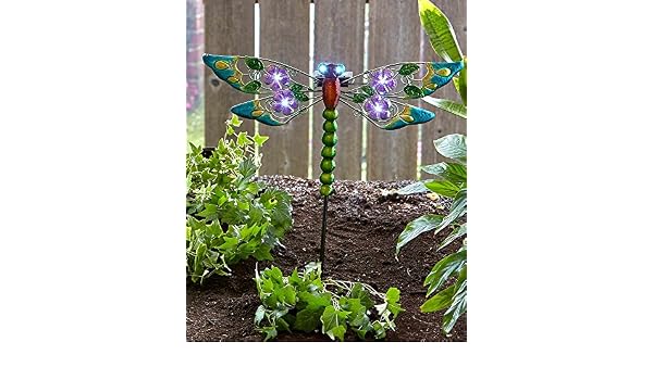 La colección de la laguna Colorful Solar jardín estacas: Amazon.es ...