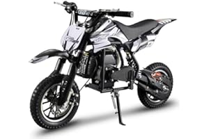 Superrio 49CC 2-Stroke Gas Power Mini Dirt Bike Dirt Off Road Motorcycle (Black)
