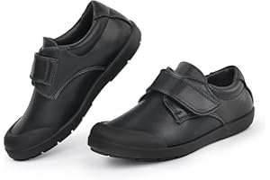 Tobfis Boy's Strap School Uniform Shoes Durable Casual Comfort Dress Sneaker(Toddler/Little Kid/Big Kid/Youth)