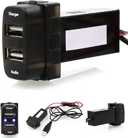 Amazon Mitsubishi 三菱車系用 Usbポート オーディオパーツ 5v 2 1a Usb車の充電器 アダプター シガーソケット充電器 車 バイク Amazon Mitsubishi 三菱車系用 Usbポート オーディオパーツ 5v 2 1a Usb車の充電器 アダプター シガーソケット充電器 車 バイク