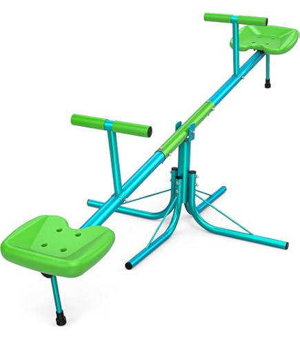 Amazon.com: Plum® Rotating See Saw - Purple/Teal : Toys & Games