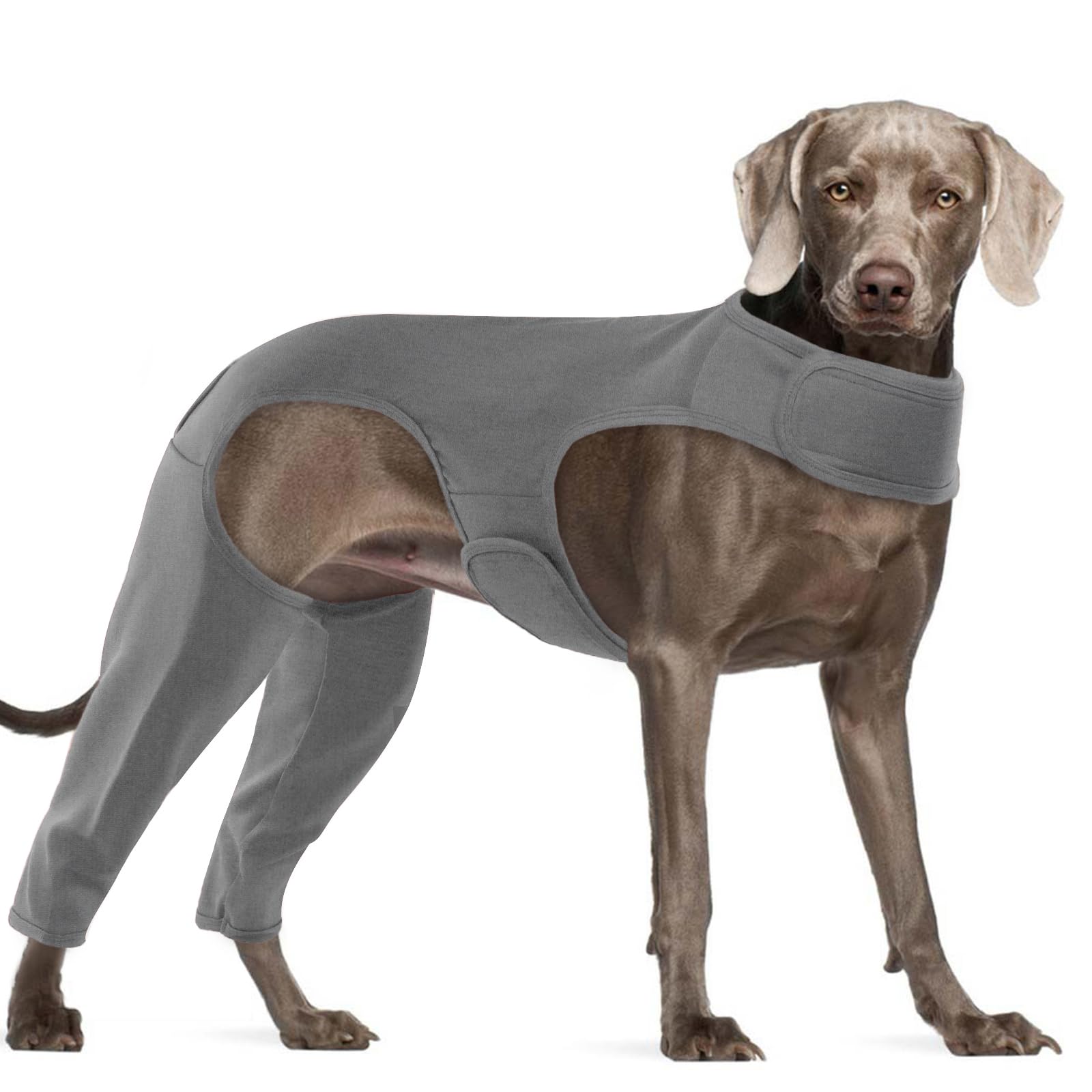Hjyokuso Recovery Suit For Dogs - Leg Surgery Suit, Lick Sleeve To Prevent Licking, Avoids Wound Infection - 3XL