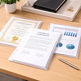 1ABOVE Premium 60 Micron A4 Punched Plastic Wallets 100 Pack view 7