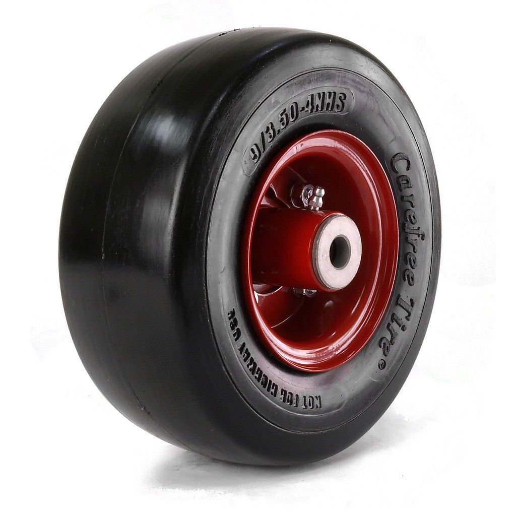 Martin Wheel 9x3.504 Carefree Solid Tire & Wheel assembly 5/8 Roller