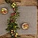 modern-twist 14 x 16 Silicone Placemat, BPA, PVC-Free Table Mat, Dishwasher Safe, Linen Print in Chocolate, Pack of 1