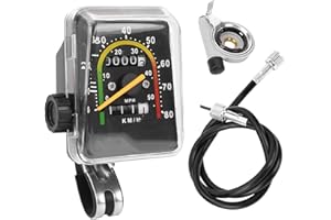 DAUERHAFT Sturdy Odometer Cycling Speedometer, Bike Computer Speedometer and OdometerWaterproof for 26in, 27 5in, 28in, 29in