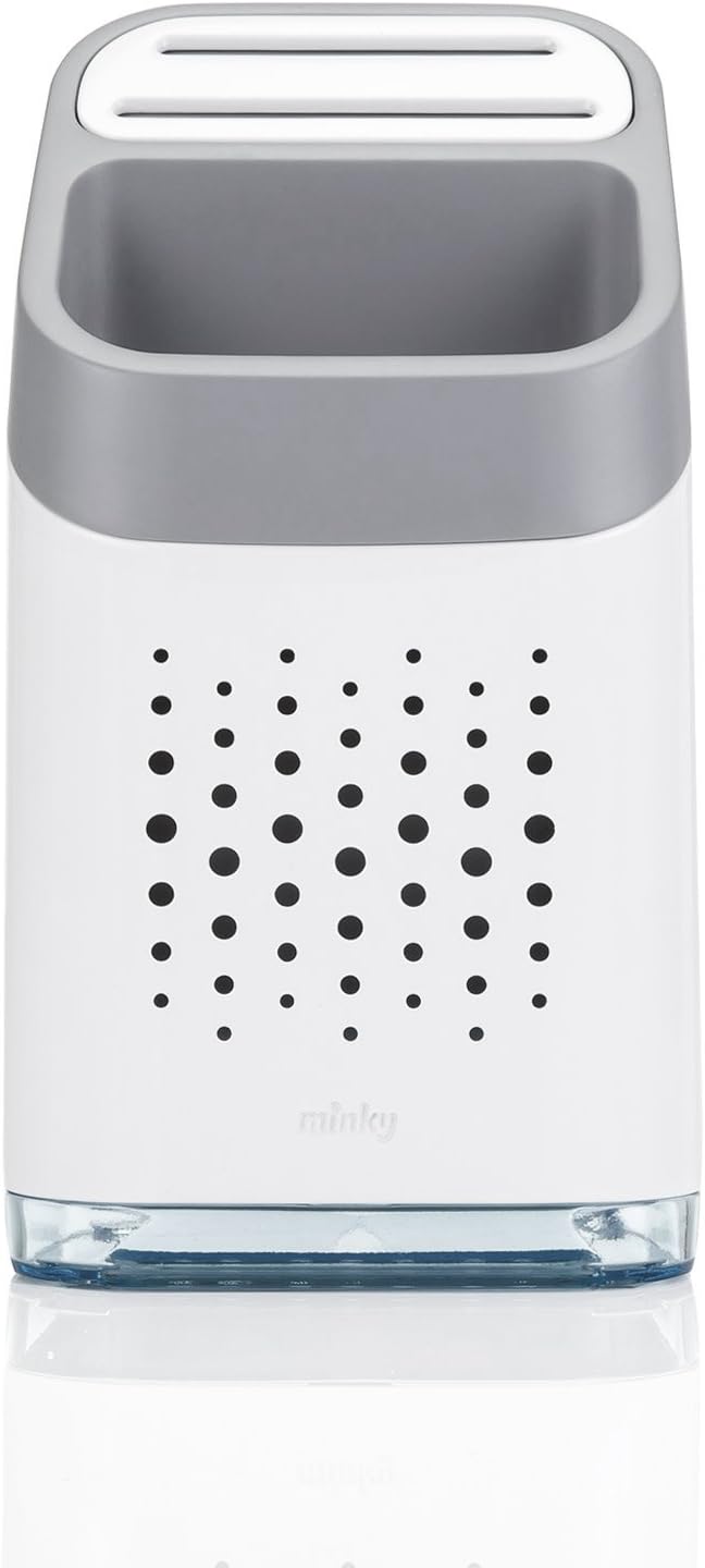 Minky Homecare Utensil Holder, White: Home & Kitchen