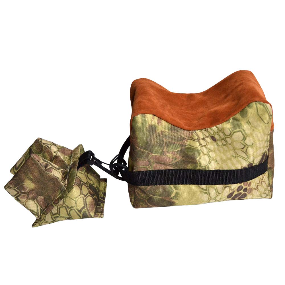 Kenyaw Forefoot Rest Rear Shaft Pad Shooting Pad Set For Gun Rig Hunting Outdoor Practicing, Tactics Sandbag Photography Support Package (Camouflage)