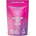 Pink Stork No Flow - Organic Sage Tea to Dry Up Breast Milk Supply and Decrease Milk Production, Stop Breastfeeding, Wean Lactation Naturally, Postpartum Essentials - Hot or Iced - 15 Sachets