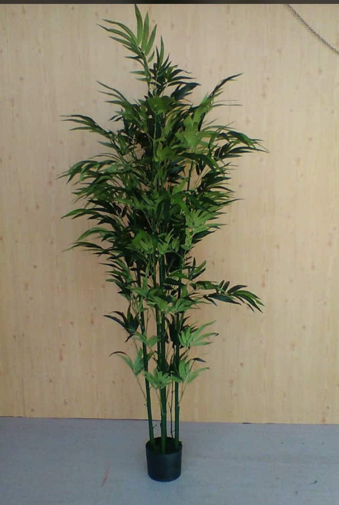 Fourwalls Artificial Bamboo Plant with Pot for Home and Office Décor (240 cm, 5 Stems)