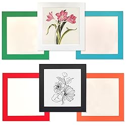 YIYINOE 8x8 Picture Frame Set of 6,Paper Photos
