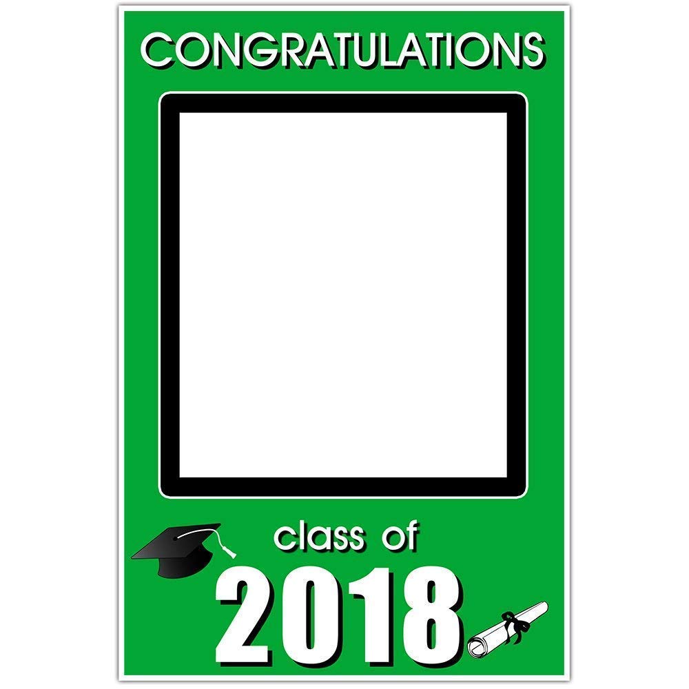 Class of 2020 Graduation Selfie Frame Poster Handmade