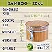 Bamboo Jar Canister 20oz