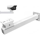 Surveillance Security Camera Mount Bracket, 13.78 inch CCTV Wall Mount Bracket with Hidden Cable Design, Rotatable Duckbill Wall Mount Holder for IP Camera, Indoor Outdoor Universal Camera Stand