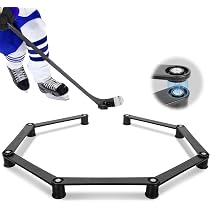 BOOSTEADY Entraîneur Maniement Crosse Hockey - 7 Sections Magnétiques, Taille Réglable, Contrôle Palet, Réaction