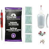 Counteract DIYK-3 Do It Yourself Tire/Wheel Balancing Beads Kit - Light Duty Truck Tires, (4) 3oz DIY Bead Bags, (4) Valve Caps and Cores, (1) Core Remover, Injector Bottle