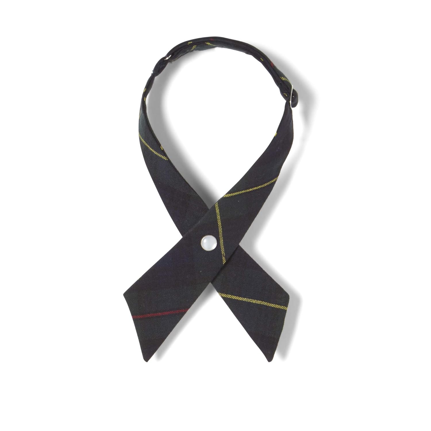 French Toast School Uniforms Adjustable Plaid Cross Tie Girls green