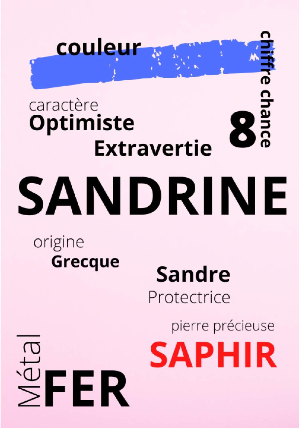 Amazon Fr Sandrine Les Mysteres De Votre Prenom D Un Coup D œil Son Origine Chiffre Chance Couleur Metal Pierre Precieuse Carnet De Notes Ligne Un Cadeau Original Leroy Chloe Livres