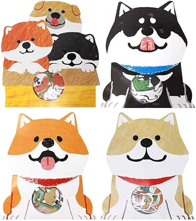 Amazon Fairyjp シール フレークシール かわいい柴犬 手帳シール 写真集ステッカー 日記装飾ツール Diy 手作り 日記 ダイアリー カレンダー アルバム 家計簿 シール ステッカー 文房具 オフィス用品