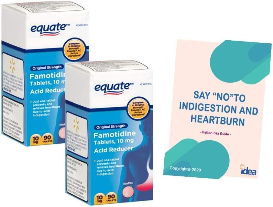 Equate Famotidine Tablets, 10 mg, Original Strength, Acid