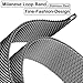 Smartwatch Bands Compatible for Apple Watch Band 40mm 38mm, Stainless Steel Mesh Sport Wristband Loop with Adjustable Magnet Clasp for iWatch Series 1 2 3 4 5, Black