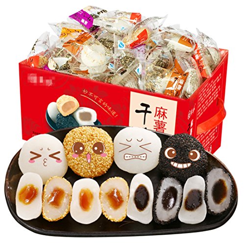 Taiwan specialty: Maidelong multi-flavors mochi rice dumplings glutinous rice cake 干吃汤圆1000g/35.2oz - Thumbnail 4