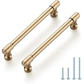 JOY DECOR Champagne Bronze Cabinet Handles Modern Pulls,5 Inch,10 Pack | Smooth Feel, Solid Zinc Alloy, Screws Included, Dresser Drawer Pulls, Kitchen Cabinet Hardware, for Cupboard Door Handles