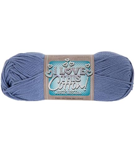 Amazon.com: I Love This Cotton! Stonewash #304 3.5 Oz Cotton Yarn