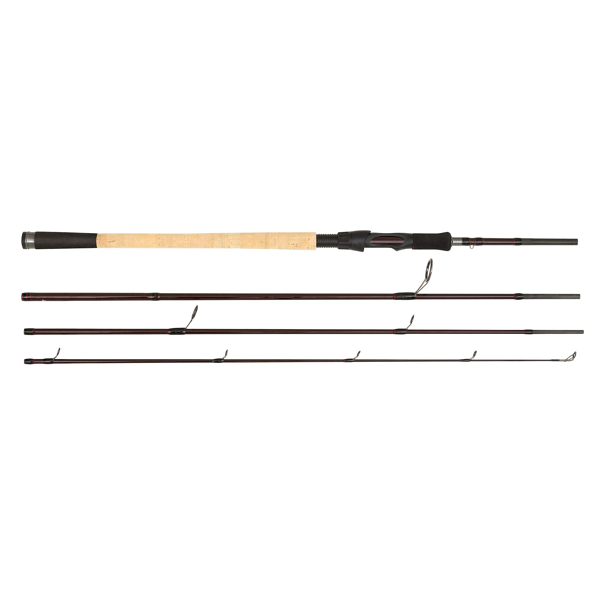 Abu Garcia Tormentor Spinning Rod, Fishing Rod, Spinning Rods, Slim Blank, Premium Cork Handle, All-Round Predator Fishing Rod, Unisex, Black, 2.74m | 7-28g