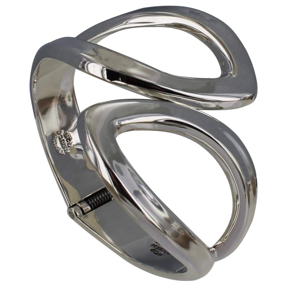 LES POULETTES BIJOUX - Sterling Silver 925 Bracelet Two Leaf