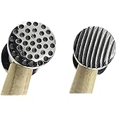 Texturing Hammer Dimples Rounded &amp; Narrow Stripe Design Jewelry Metal Texture Finish