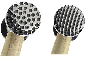 WAYMIL Texturing Hammer Dimples Rounded & Narrow Stripe Design Jewelry Metal Texture Finish