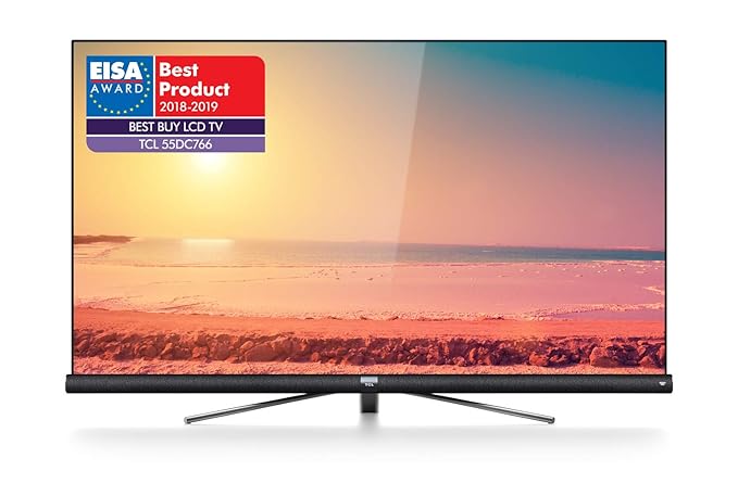 TCL 55DC766 Fernseher 139 cm (55 Zoll) Smart TV (4K UHD, HDR, Wide Color Gamut, Andoid TV, Google Home, Google Assistant, JBL