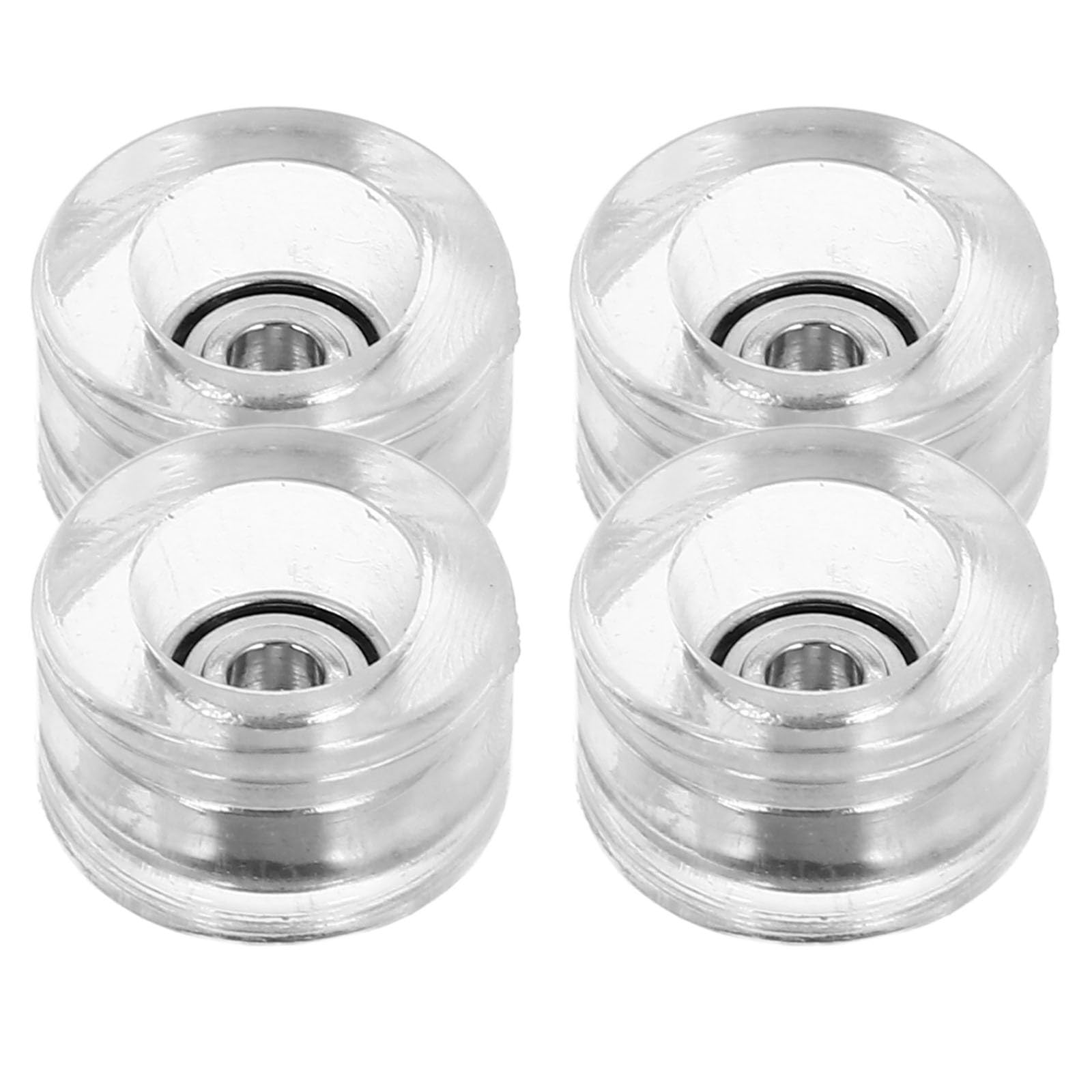 Toyvian Finger Skateboard Wheels with High Speed Bearings 4Pcs Lightweight Replacement Accessories for Mini Fingerboard Tricks and Repairs