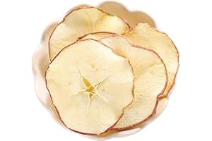 AMILUTUO Dried Apple Slices, 7.05OZ/200G Dehydrated Apple Slices, No Additive, Naturally Sweet, Dehydrated Fruit, Fruit Snacks for Cereal, Yogurt, Cake, Cocktail